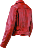 River Road Arabian Spice Leather Jacket Black Womens - Small - 094393