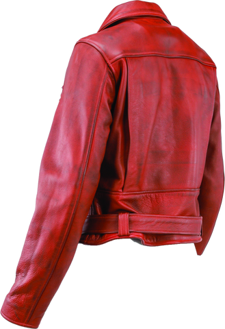 River Road Arabian Spice Leather Jacket Black Womens - Small - 094393