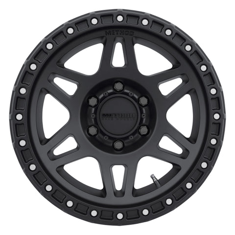 Method MR312 17x9 -12mm Offset 6x5.5 106.25mm CB Matte Black Wheel - MR31279060512N