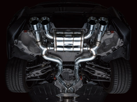 AWE Tuning 23-24 BMW G87 M2 SwitchPath Edition Exhaust - Chrome Silver Tips - 3025-42487