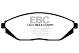 EBC 12-16 Chevrolet Spark 1.2 (Mexico) Greenstuff Front Brake Pads - DP22097