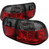 Spyder Honda Civic 96-98 4Dr LED Tail Lights Red Smoke ALT-YD-HC96-4D-LED-RS - 5005038