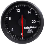Autometer Airdrive 2-1/16in EGT Gauge 0-2000 Degrees F - Black - 9145-T