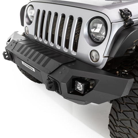 Go Rhino 07-20 Jeep Wrangler JL/JLU/JK/JKU/Gladiator JT Trailline Front Straight Bumper - 230116T