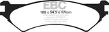 EBC 97-00 Ford Econoline E250 4.2 (4 Wheel ABS) Yellowstuff Rear Brake Pads - DP41787R