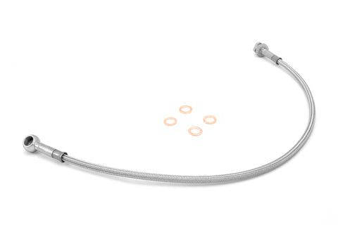 Rugged Ridge Front Brake Hoses Stainless 76-81 CJ5 CJ7 and CJ8 - 16734.05