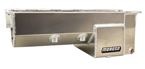 Moroso Donovan 700/DRC2 Big Block (w/Double Power Kick Outs) Wet Sump 6-7qt 8in Aluminum Oil Pan - 20372