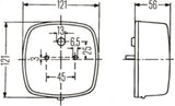Hella 2578 Stop / Turn / Tail / License Plate Lamp - 002578701