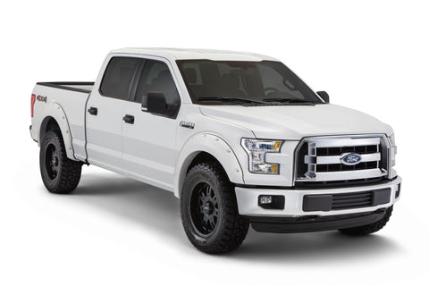Bushwacker 17-18 Ford F-250 Super Duty Pocket Style Flares 4pc - Oxford White - 20942-12