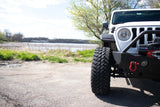 Fishbone Offroad 2018+ Jeep Wrangler JL/JLU/2020+ Gladiator JT Alum Front Fender Flares - Black - FB33455F
