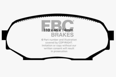 EBC 90-93 Geo Storm 1.6 Greenstuff Front Brake Pads - DP2802