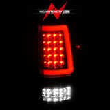 ANZO 2004-2006 Ford F-150 LED Tail Lights w/ Light Bar Black Housing Clear Lens - 311342