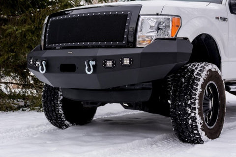 DV8 Offroad 09-14 Ford F-150 Winch Ready Front Bumper - FBFF1-02
