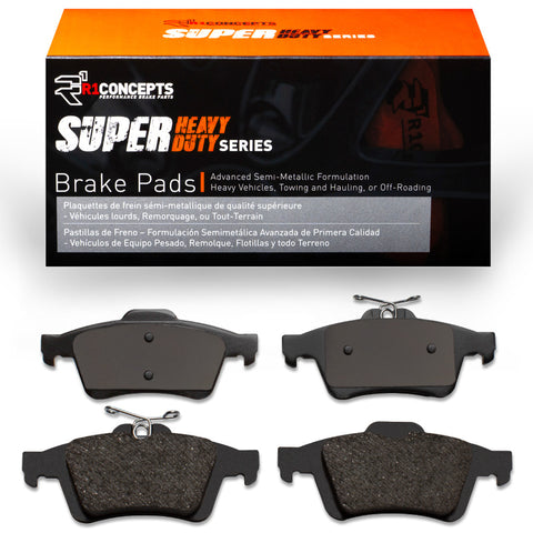 R1 03-23 Volvo C70 Rear Super Duty Brake Pads - 2214-1095-00
