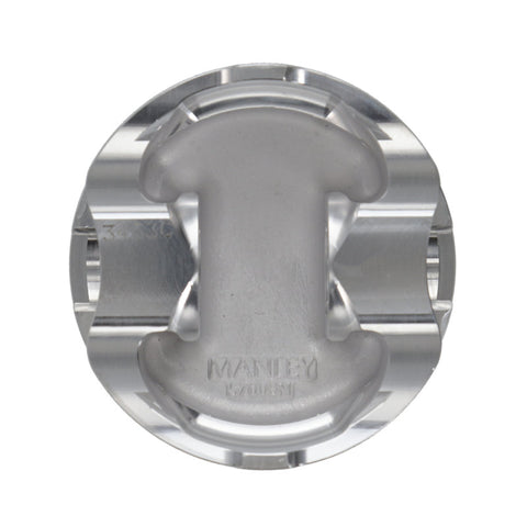 Manley Nissan (SR20DE/DET) 87mm +1.0mm Oversized Bore 8.5:1 Dish Piston Set with Ring - 638010C-4