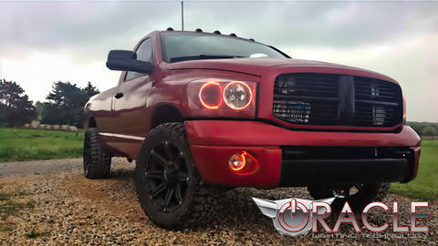 Oracle Dodge Ram 06-08 Halo Kit - ColorSHIFT w/ 2.0 Controller - 2236-333
