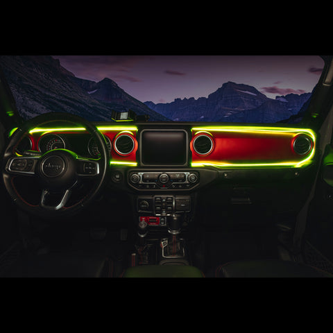 ORACLE Lighting Jeep Wrangler JL / Gladiator JT ColorSHIFT Fiber Optic LED Interior Kit - 4236-333