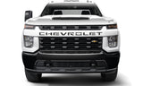 AVS 2020 Chevrolet Silverado 2500 Aeroskin Low Profile Hood Shield - Chrome - 622187