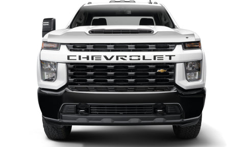 AVS 2020 Chevrolet Silverado 2500 Aeroskin Low Profile Hood Shield - Chrome - 622187