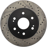 StopTech 05-10 GMC Sierra 1500 (w Rear Drum) / 07-09 GMC Yukon Front Right Slotted & Drilled Rotor - 127.66057R