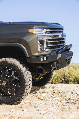 DV8 Offroad 20-23 Chevrolet Silverado 2500/3500 Spec Series Front Bumper w/ Winch - FBCS2-03