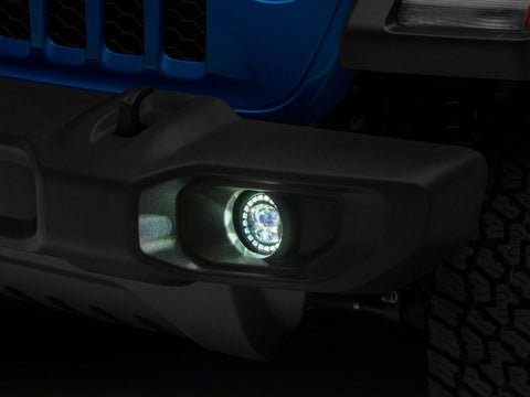 Raxiom 18-23 Jeep Wrangler JL Sport 20-23 Jeep Gladiator JT Sport Axial Nighthawk LED Fog Lights - J141598