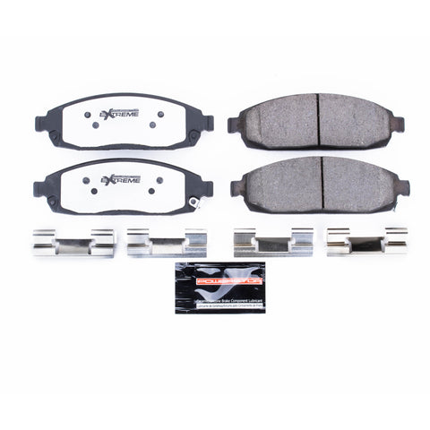 Power Stop 06-10 Jeep Commander Front Z26 Extreme Street Brake Pads w/Hardware - Z26-1080