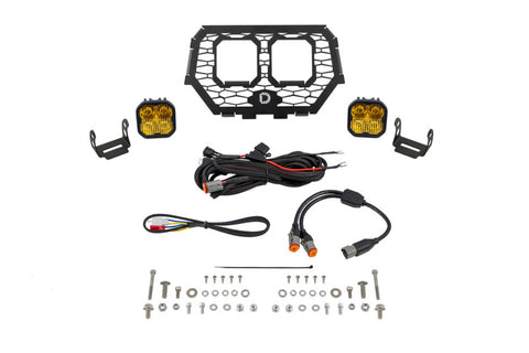 Diode Dynamics 14-18 Polaris RZR XP Stage Series LED Grille Kit - Pro Yellow Combo - DD7860