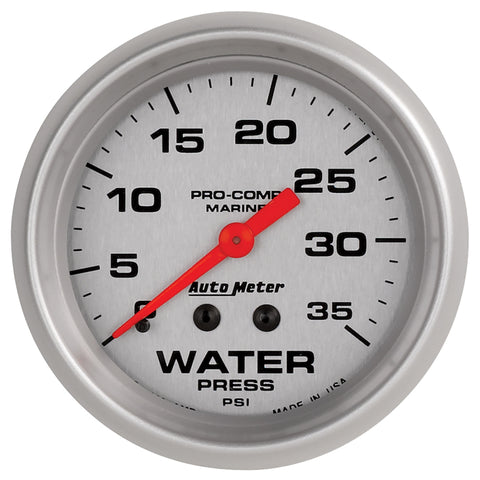 Autometer Ultra-Lite 2 5/8in Mechanical 35 PSI Water Pressure Gauge - 200773-33