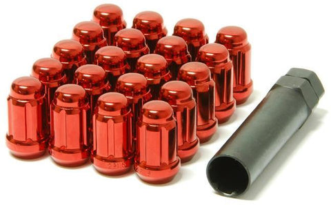 Wheel Mate Muteki Open End Lug Nuts - Red 12x1.25 - 31885R