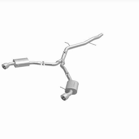 MagnaFlow 18-19 Audi A5 Dual Exit Polished Stainless CatBack Exhaust - 3in Main Piping Diameter - 19390