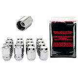 McGard 5 Lug Hex Install Kit w/Locks (Cone Seat Nut) M12X1.25 / 13/16 Hex / 1.28in. Length - Chrome - 84554