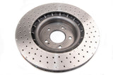 DBA 2018 Kia Stinger w/ Brembo Brakes Front Drilled & Dimpled 4000 Series Rotor - DBA43342XD