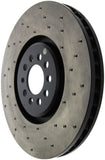 StopTech 04-06 Audi TT Quattro / 04 VW Golf R32 AWD Drilled Left Front Rotor - 128.33094L