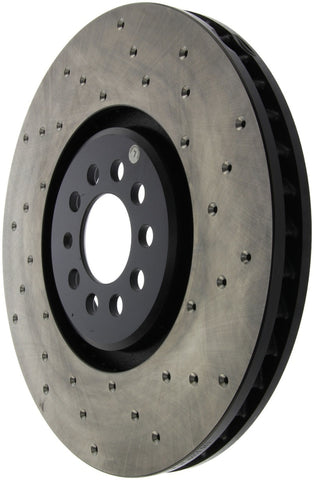 StopTech 04-06 Audi TT Quattro / 04 VW Golf R32 AWD Drilled Left Front Rotor - 128.33094L