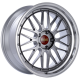 BBS LM 20x9 5x120 ET15 Diamond Black Center Diamond Cut Lip Wheel -82mm PFS/Clip Required - LM225DBPK