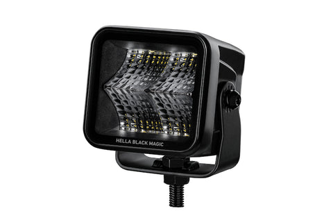 Hella Universal Black Magic 2.7in L.E.D. Cube Kit - Flood Beam - 358176801
