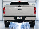 AWE Tuning 0FG 21+ Ford F150 Dual Split Rear Exhaust - 5in Chrome Silver Tips - 3015-32105