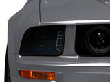 Raxiom 05-09 Ford Mustang w/ Halogen LED Halo Prjctr Headlights-Blk Hsng(Smoked Lens Exclude GT500) - 49128