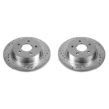 Power Stop 13-18 Ford C-Max Rear Evolution Drilled & Slotted Rotors - Pair - AR85149XPR