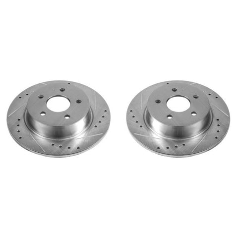 Power Stop 13-18 Ford C-Max Rear Evolution Drilled & Slotted Rotors - Pair - AR85149XPR
