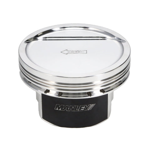 Manley Small Block Chevrolet LS Series 4.130in Bore 1.115in Comp -18cc Dish Piston Set -E/D - 596305CE-8