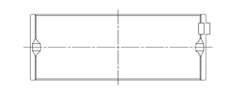 ACL Mitsubishi 4G63/4G64 6 Bolt 1st Gen DSM Standard Size High Performance w Extra Oil Clearance Mai - 5M1144HX-STD