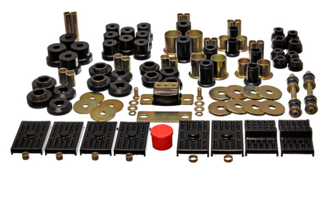 Energy Suspension 76-79 Firebird / 75-79 Nova Black Hyper-flex Master Bushing Set - 3.18117G