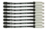 Moroso GM LS Ignition Wire Set - Ultra 40 - Sleeved - Coil-On - 12in Wire - Black - 73826