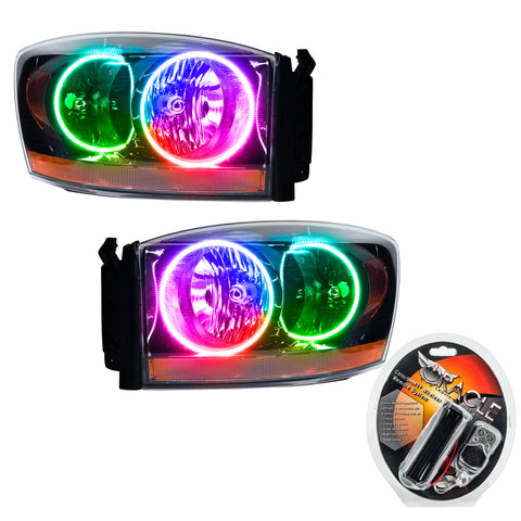 Oracle 06 Dodge Ram SMD HL - Black - ColorSHIFT - 7033-330