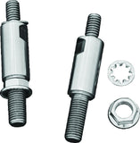 Kuryakyn Raised Mirror Adaptors Metric Models (Excluding Yamaha) Chrome - 1713