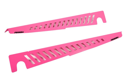 PERRIN 22-26 Subaru WRX Fender Shroud Set - Hyper Pink - PSP-ENG-551HP