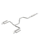 MagnaFlow Cat-Back SS 2.25/2.5in Dual Split Rear Exit Polished 3in Tip 2015 Chev Impala 3.6L V6 - 19023