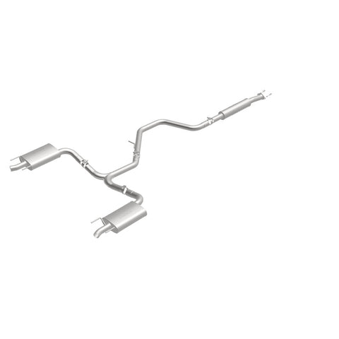 MagnaFlow Cat-Back SS 2.25/2.5in Dual Split Rear Exit Polished 3in Tip 2015 Chev Impala 3.6L V6 - 19023